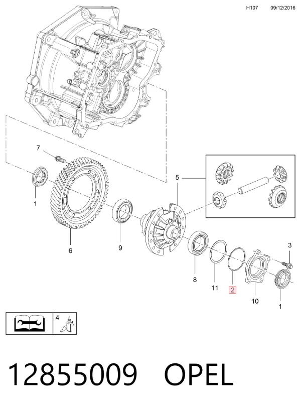  12855009 Opel