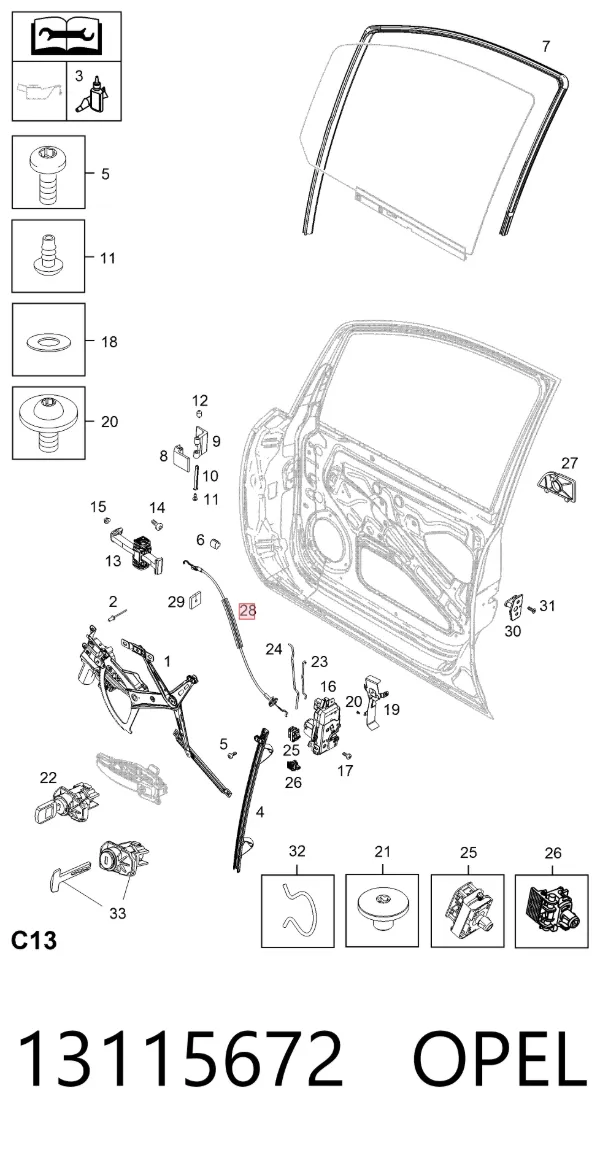  13115672 Opel