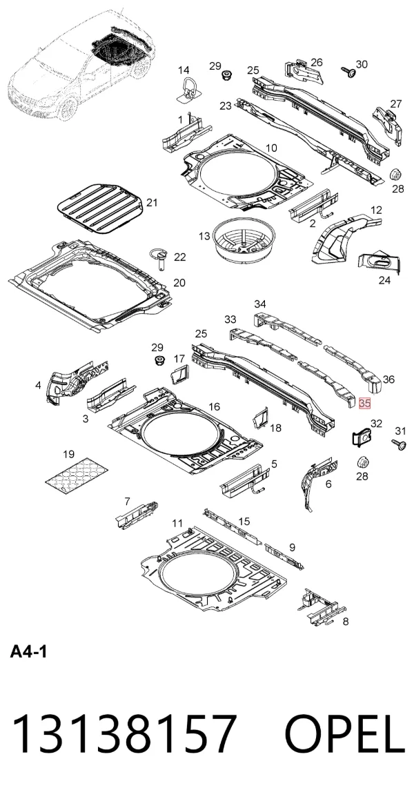  13138157 Opel