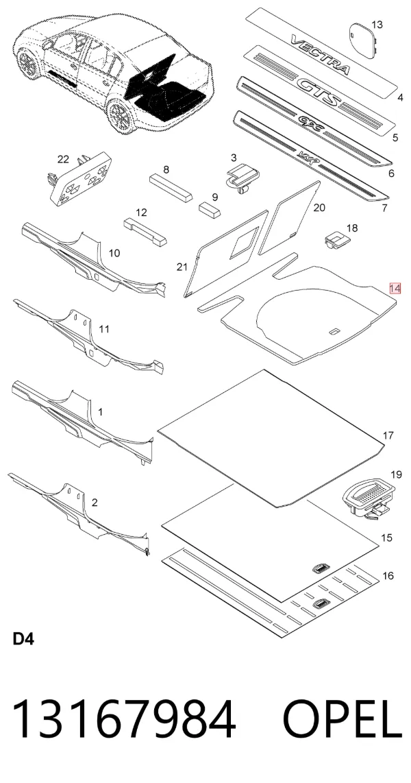  13167984 Opel