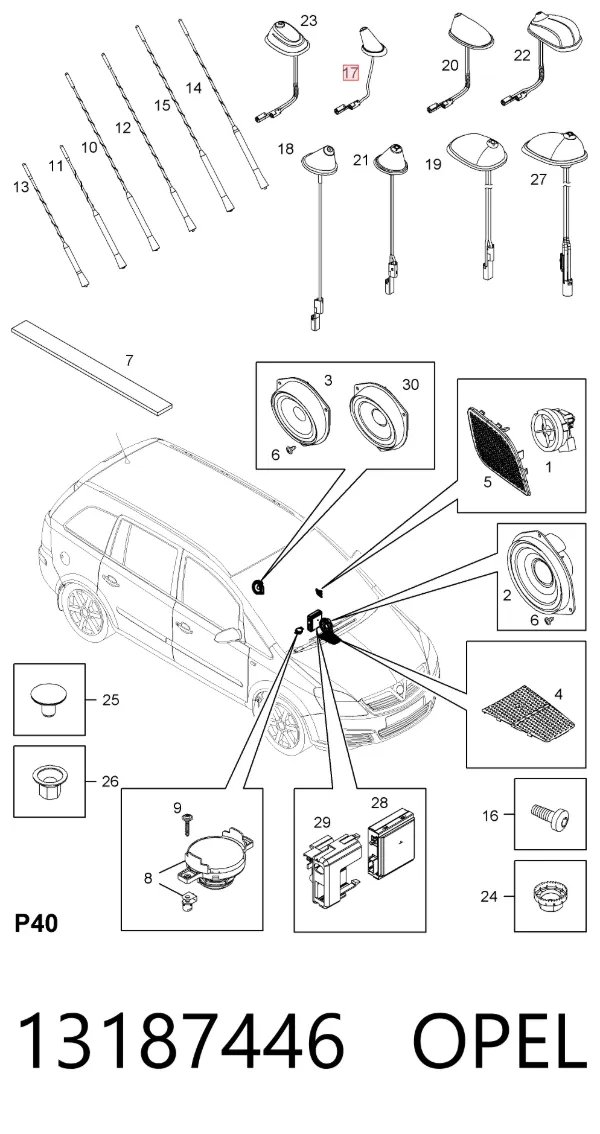  13187446 Opel