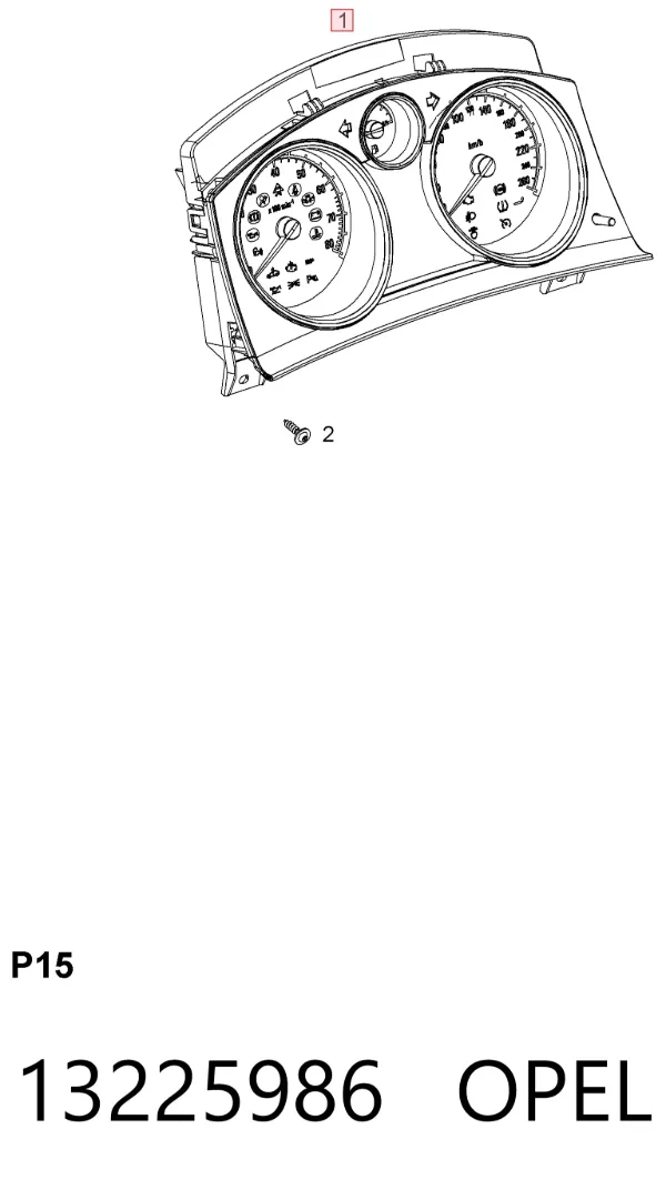  13225986 Opel