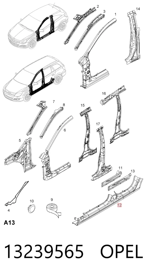  13239565 Opel