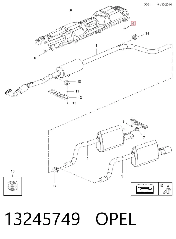  13245749 Opel