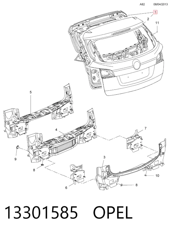  13301585 Opel