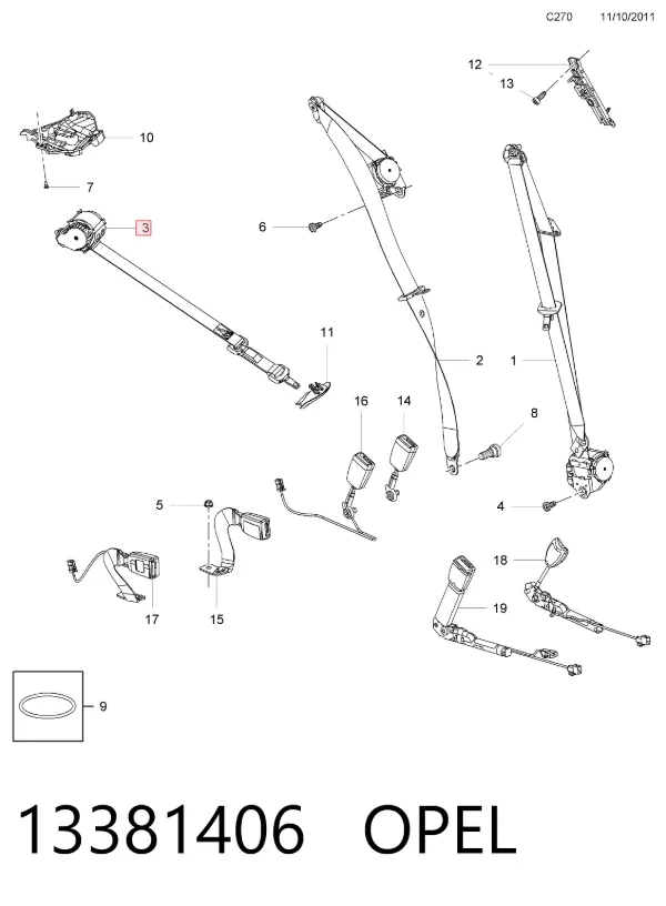  13381406 Opel