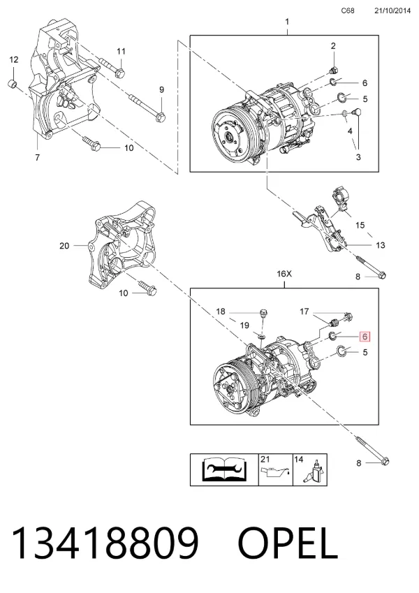  13418809 Opel