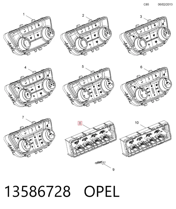 13586728 Opel