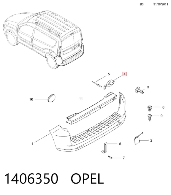  1406350 Opel
