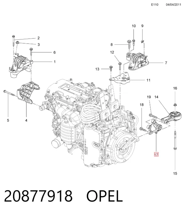  20877918 Opel