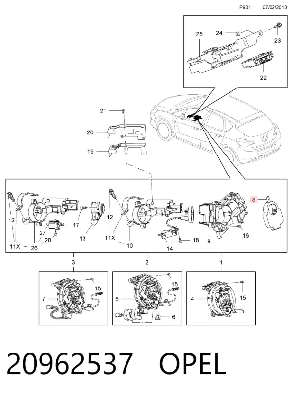  20962537 Opel