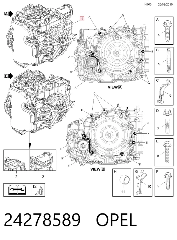 АКПП 24278589 Opel