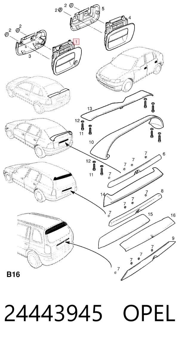  24443945 Opel