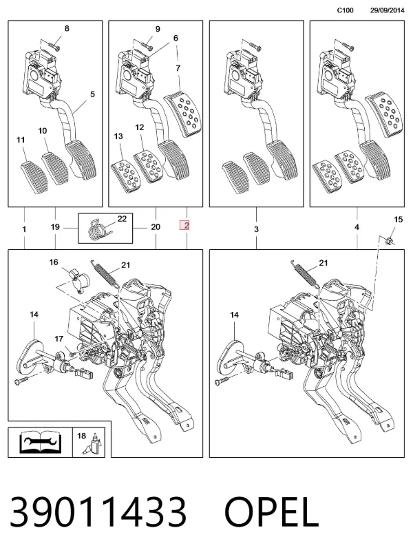  39011433 Opel