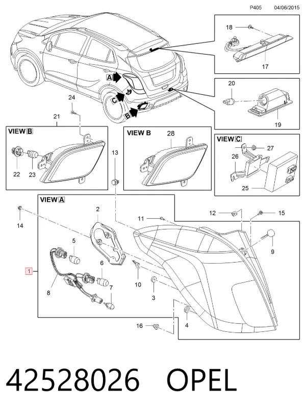  42528026 Opel