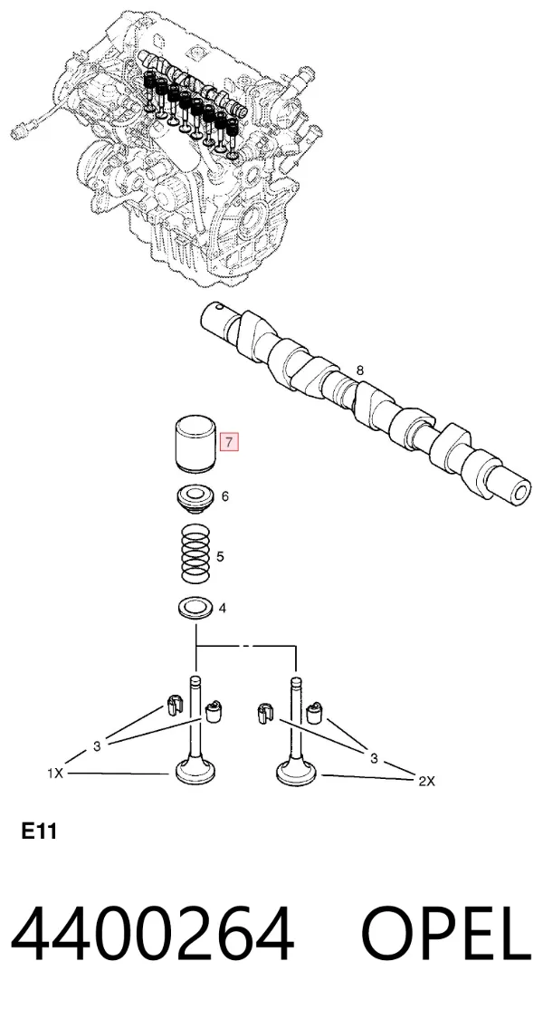Гідрокомпенсатор 4400264 Opel
