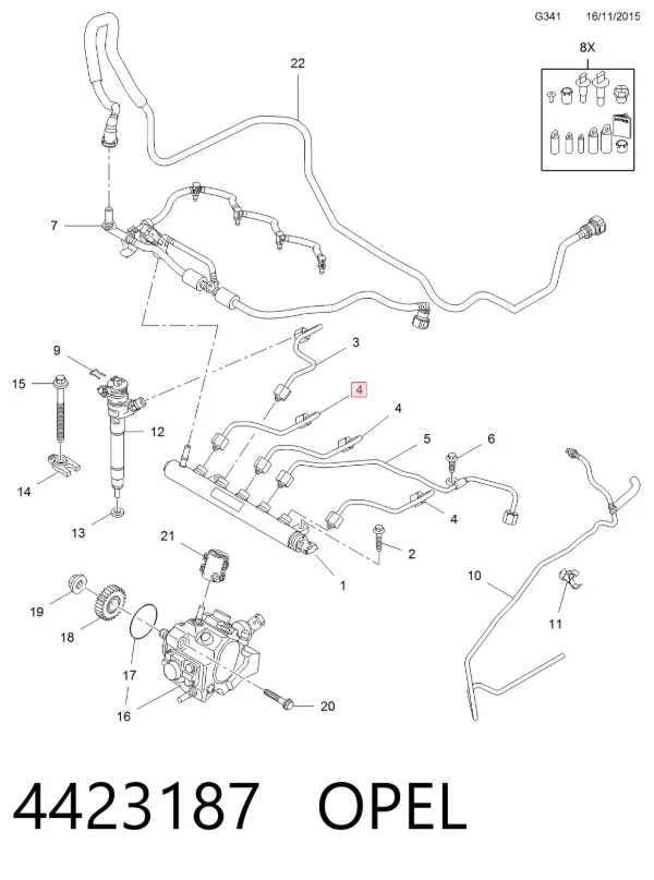  95518005 Opel