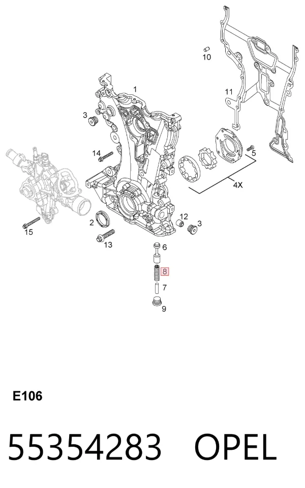  55354283 Opel