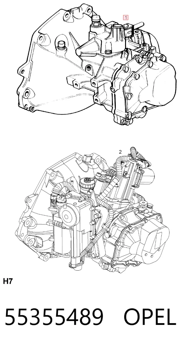 Коробка передач 55355489 Opel