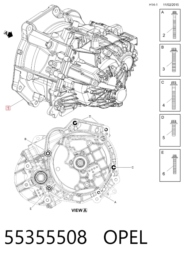  55355508 Opel