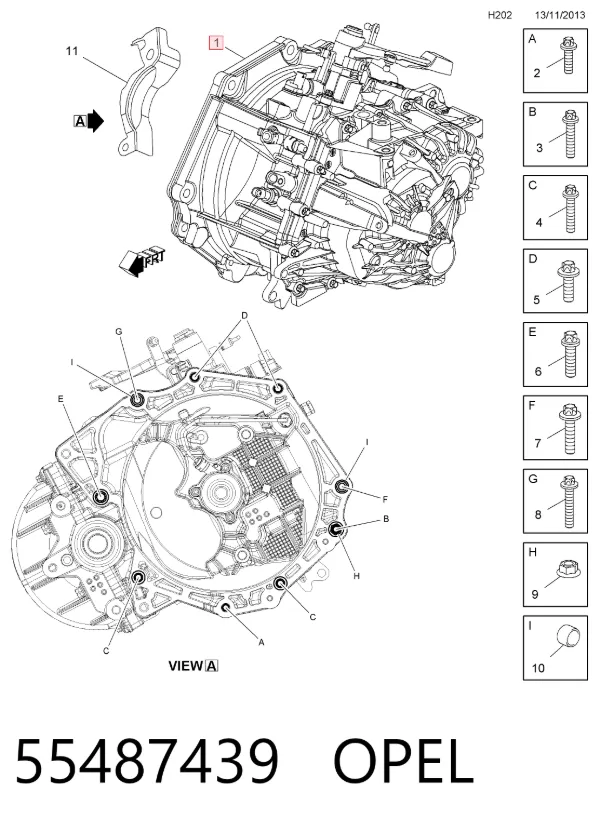 Коробка передач Opel Mokka I
