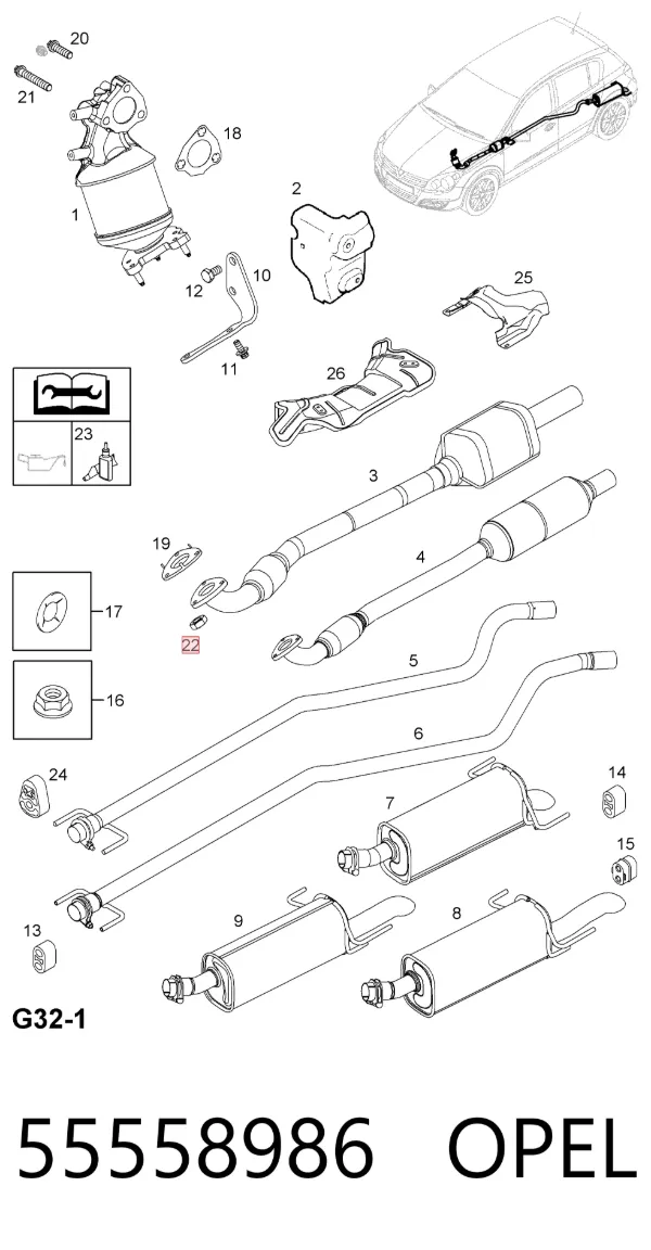  55558986 Opel