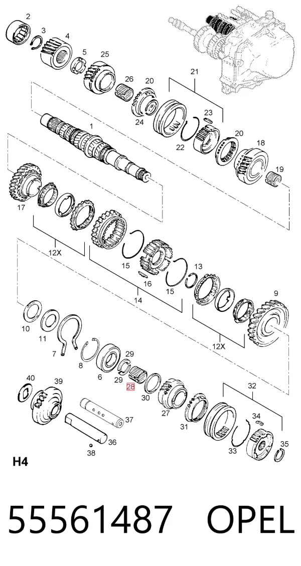  55561487 Opel