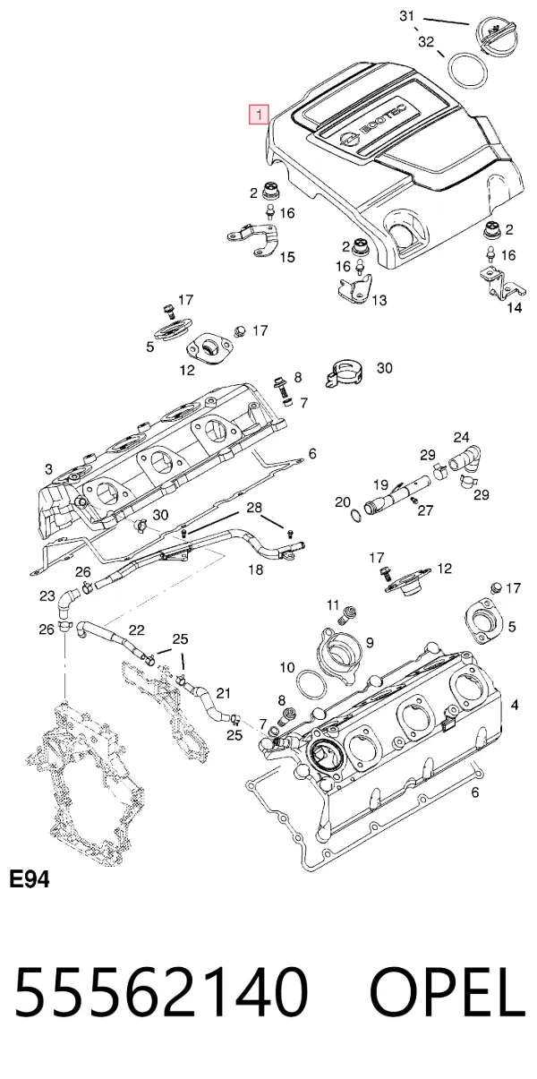  55562140 Opel