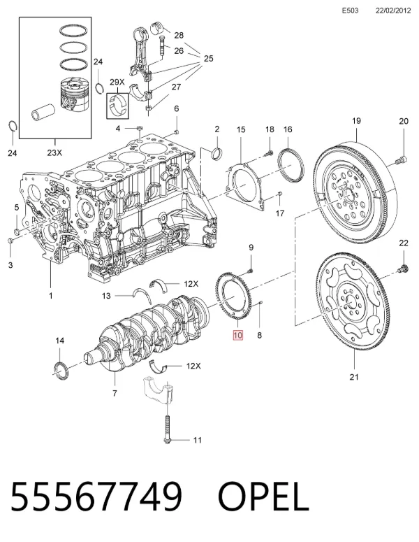  55567749 Opel