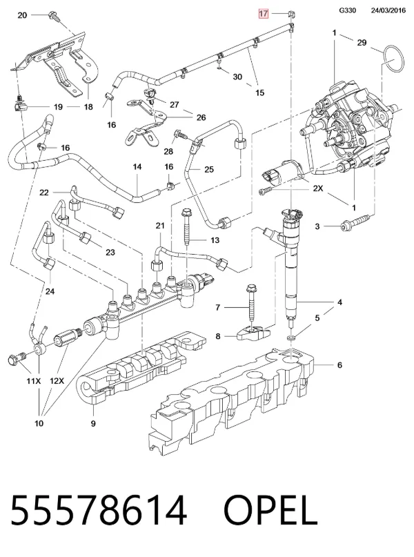  55578614 Opel