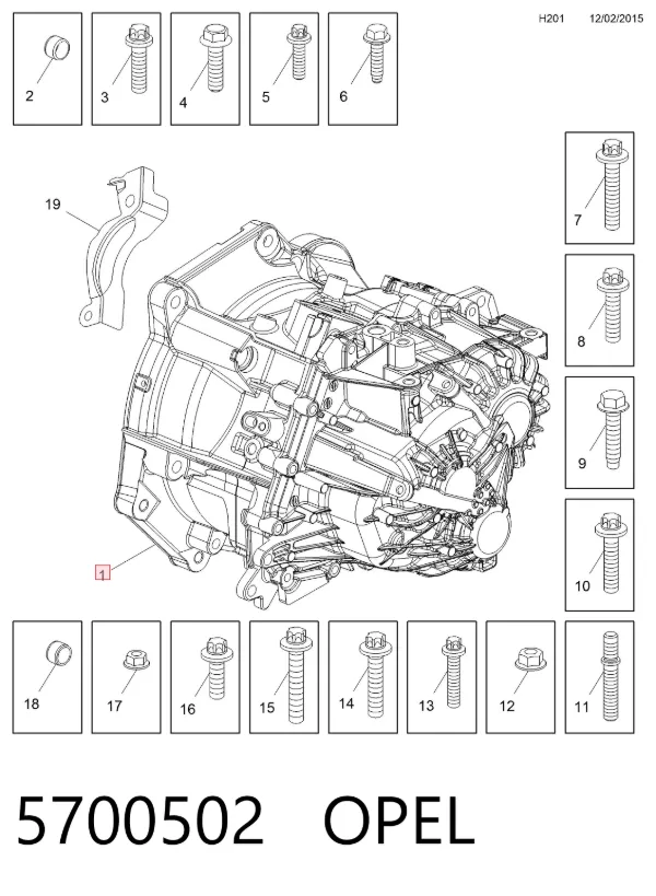  5700502 Opel