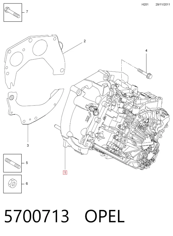  55262783 Opel