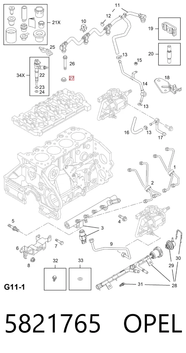  5821765 Opel