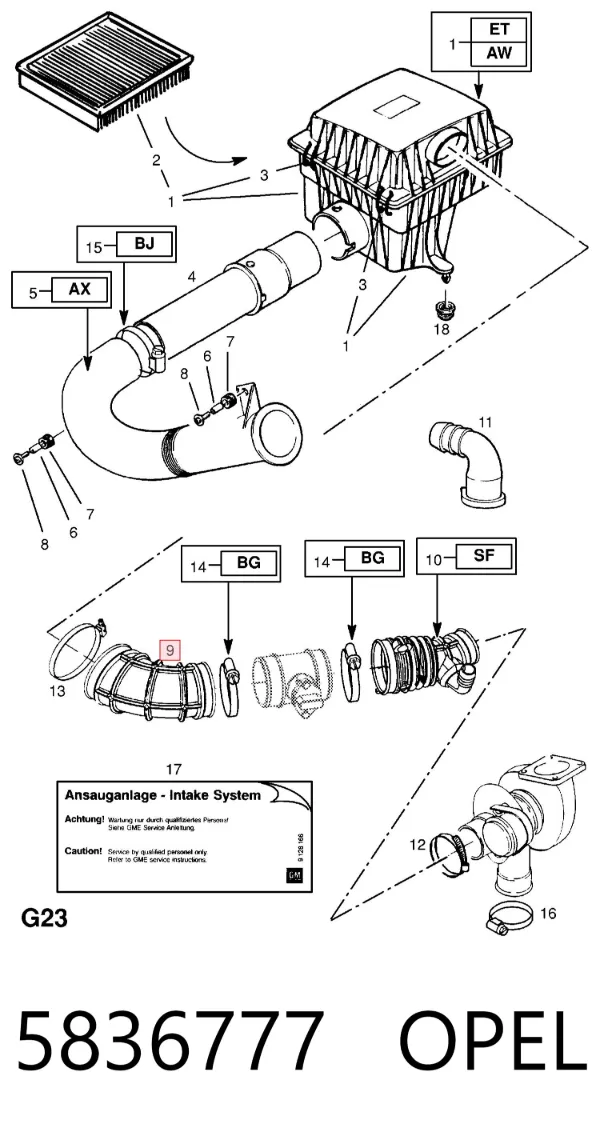  5836777 Opel
