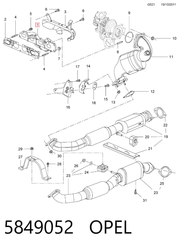  5849052 Opel