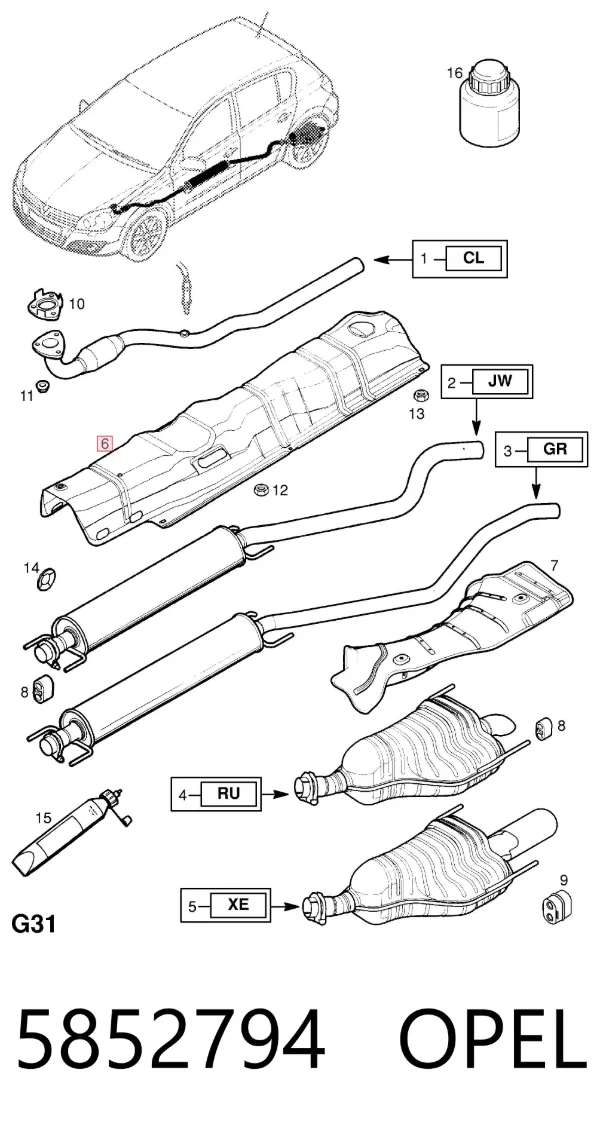  5852794 Opel