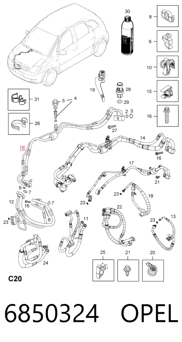 6850324 Opel