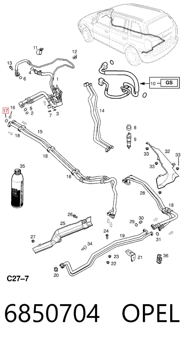  6850704 Opel