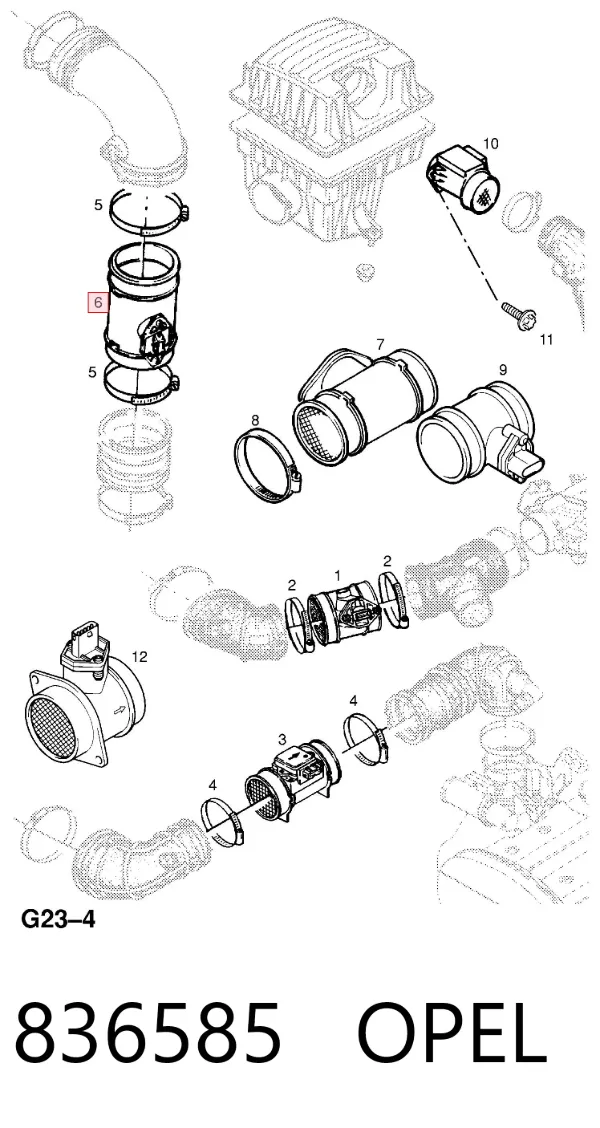 ДМРВ 836585 Opel