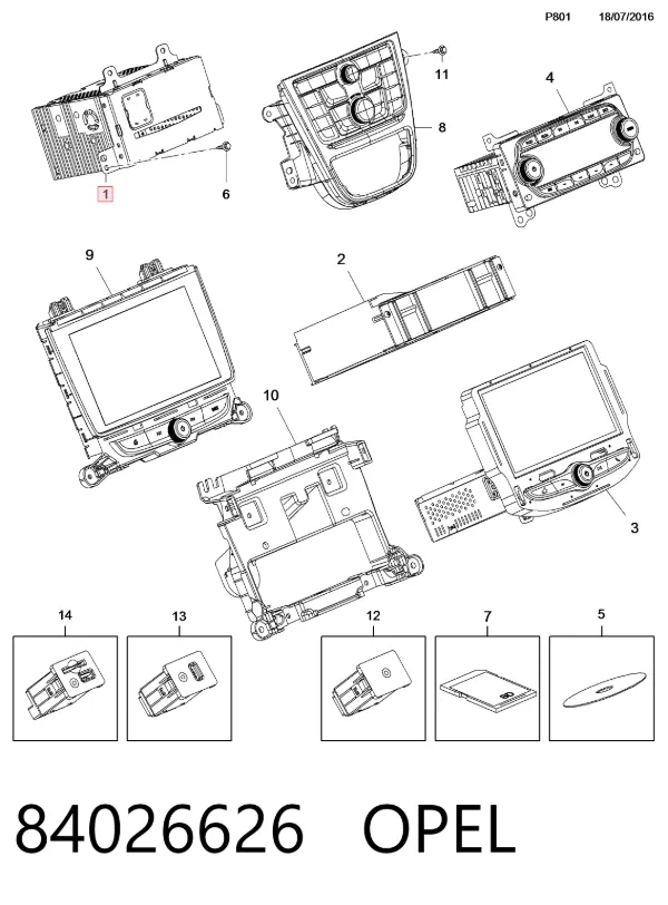  84026626 Opel