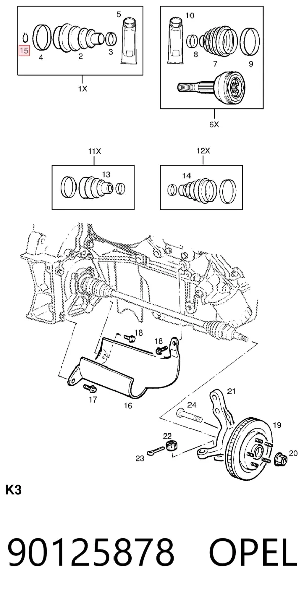  90125878 Opel