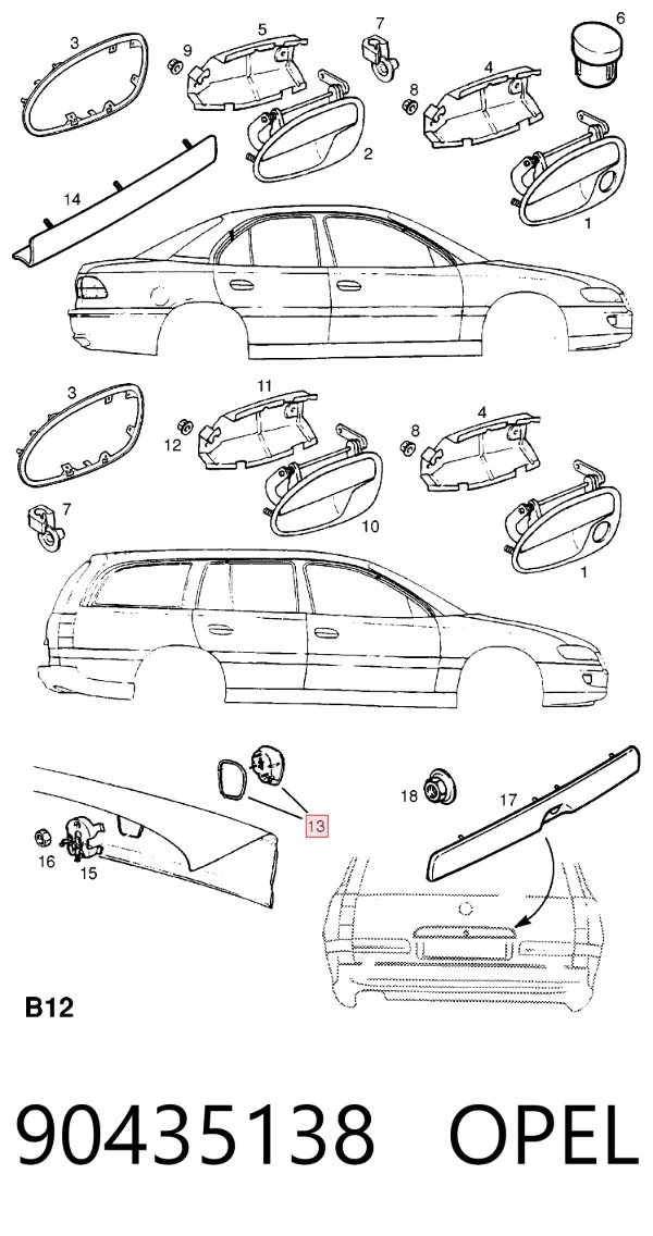  90435138 Opel