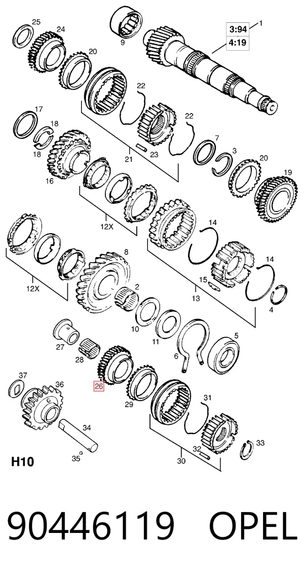  90446119 Opel