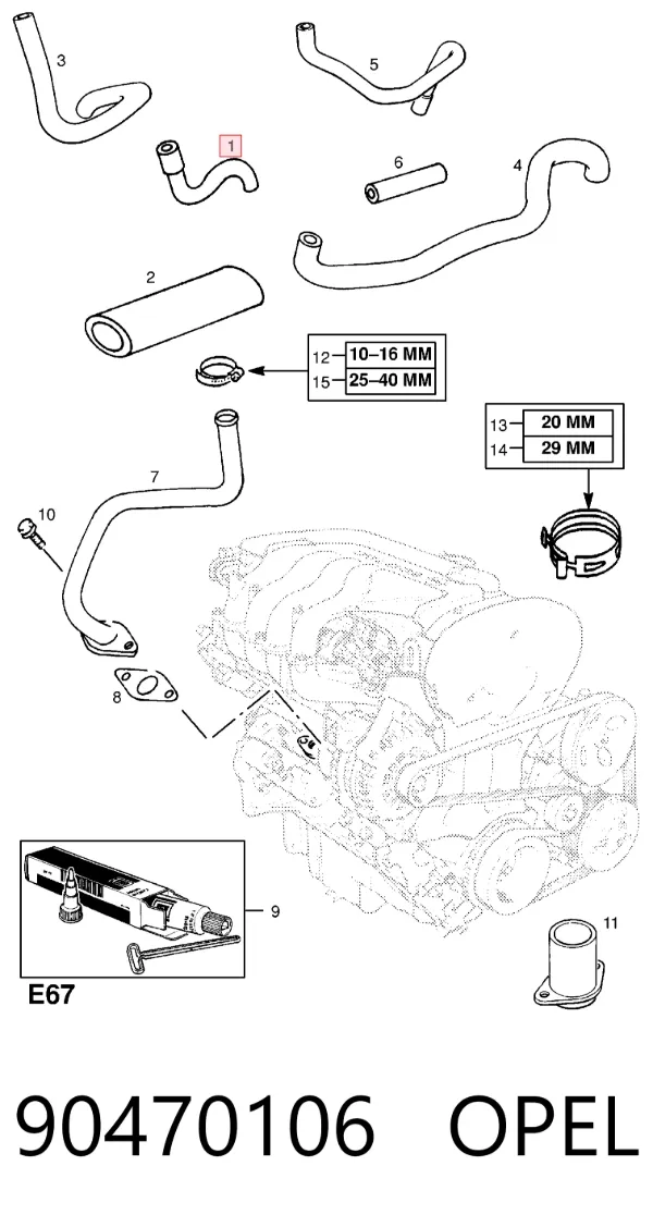  90470106 Opel