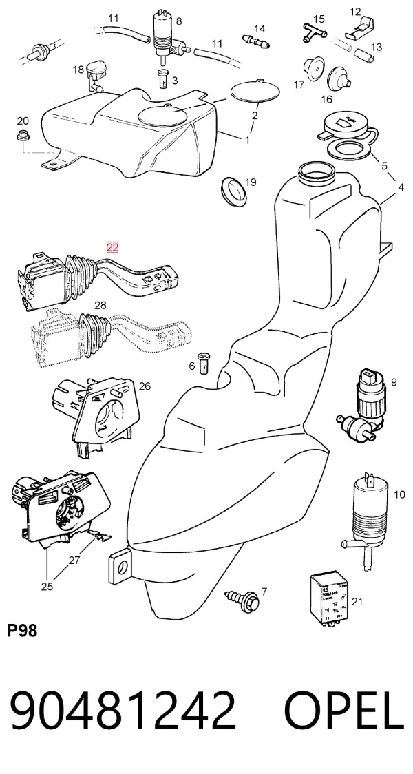  90481242 Opel