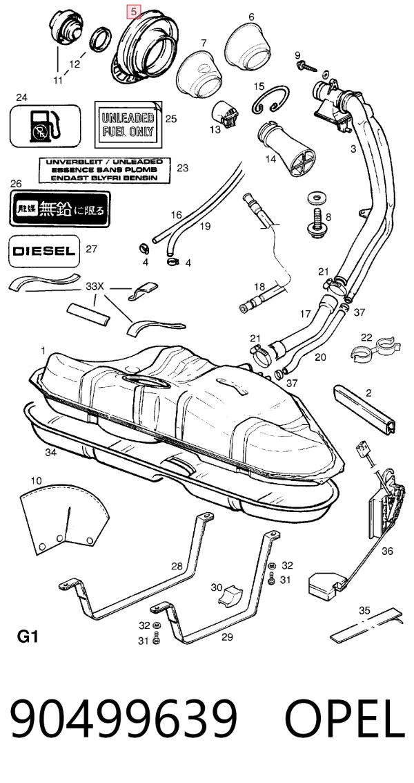  90499639 Opel