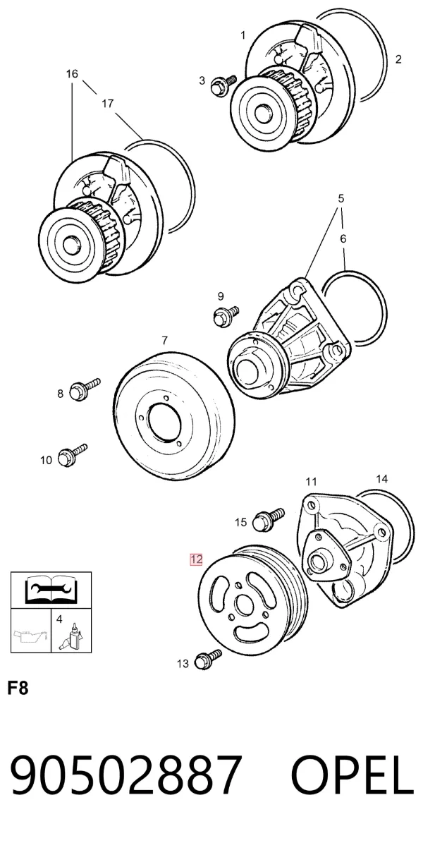  90502887 Opel