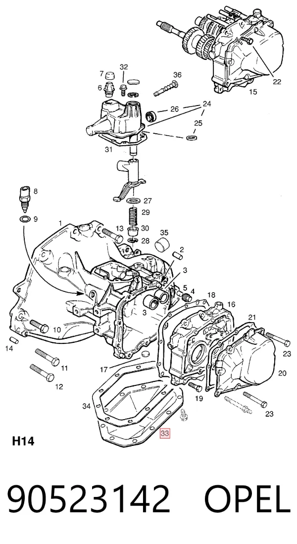  90523142 Opel