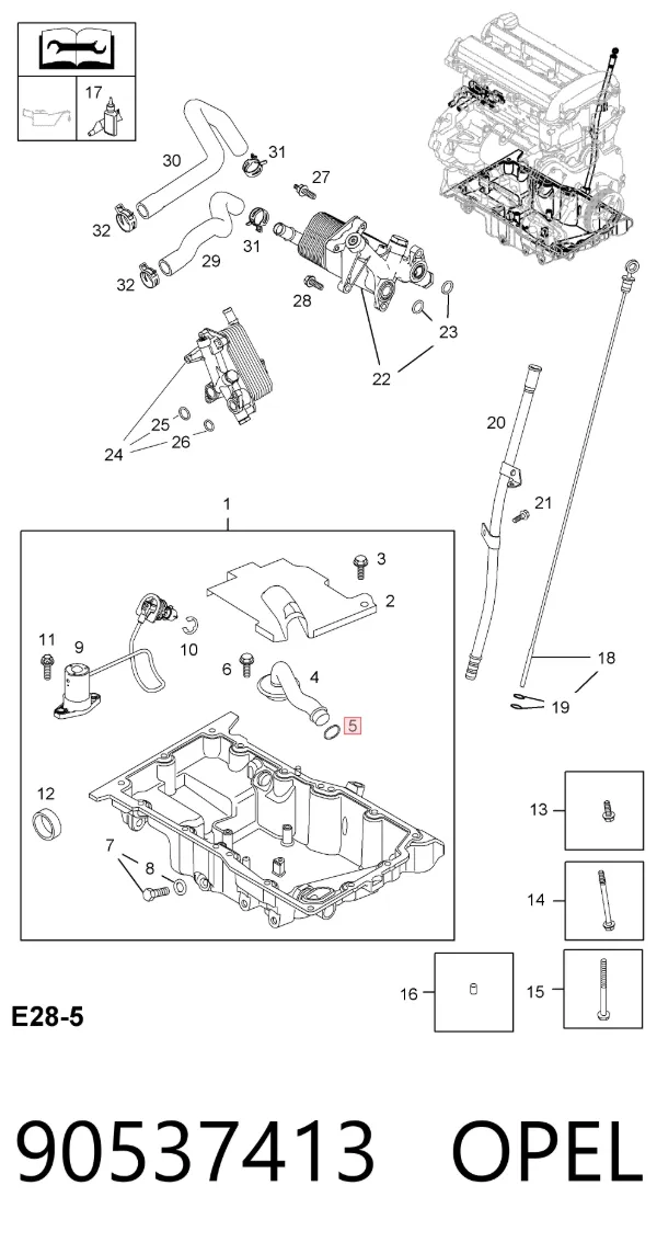  90537413 Opel