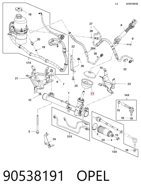  90538191 Opel